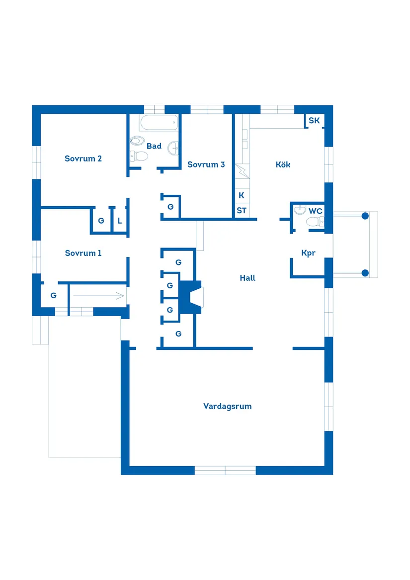 Villa, Godsvägen 7, Morkarlby, Mora