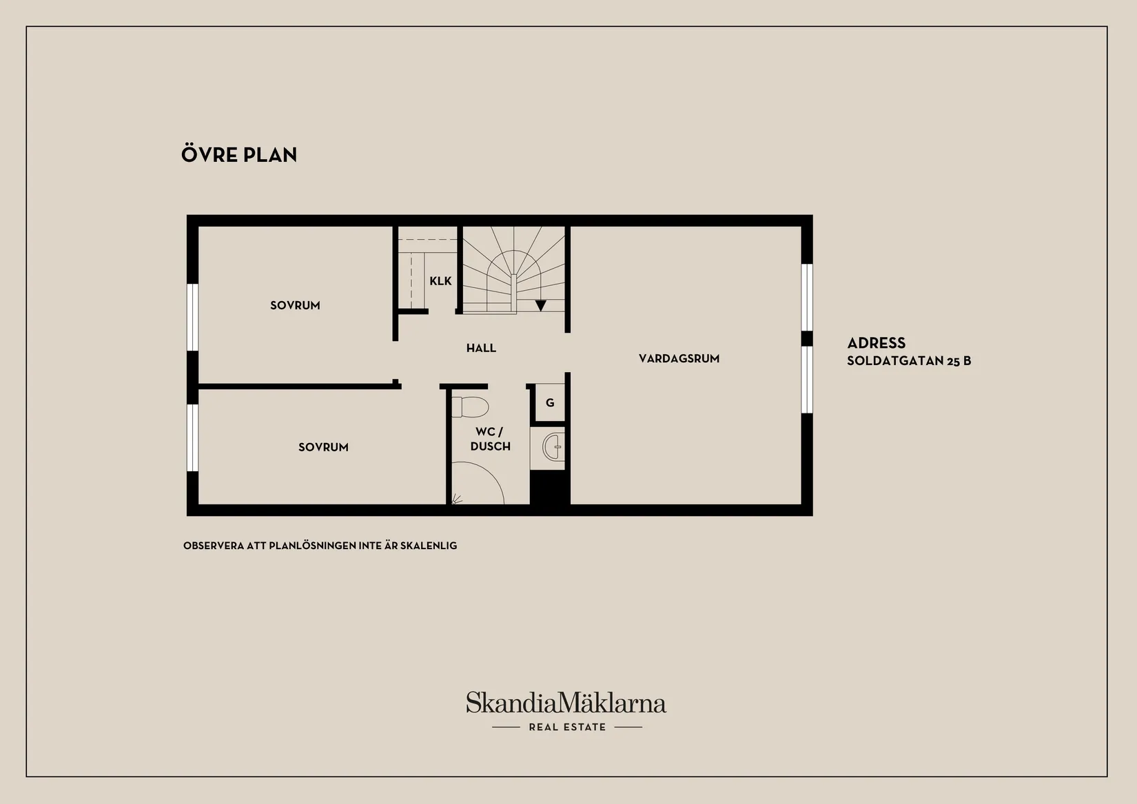 Radhus, Soldatgatan 25B, Vaxholm