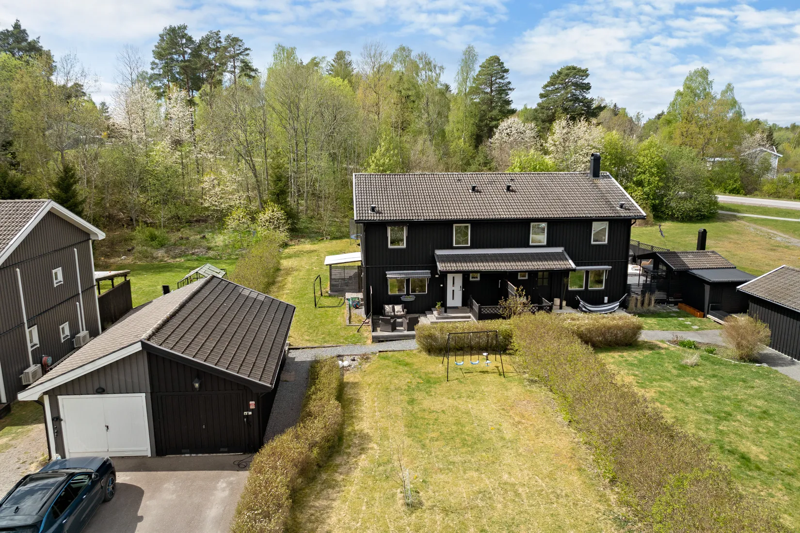 Villa, Radhus, Båtsbacken 2B, Hagviken, Håbo