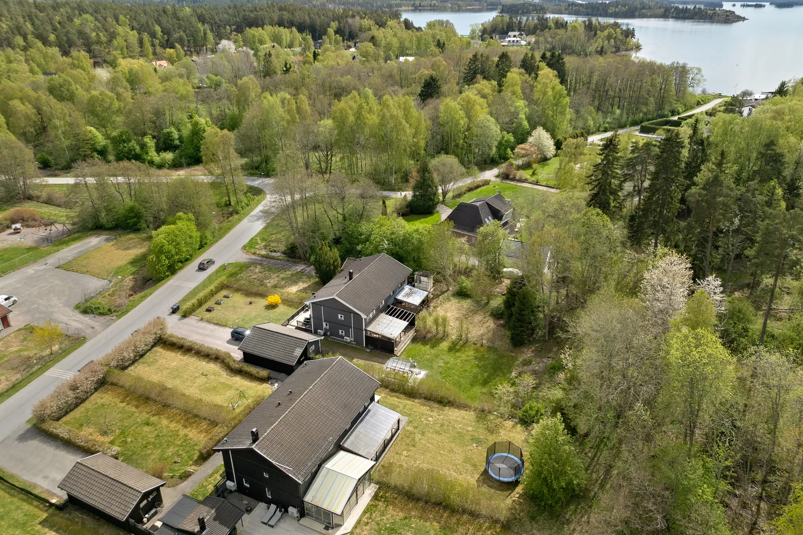 Villa, Radhus, Båtsbacken 2B, Hagviken, Håbo
