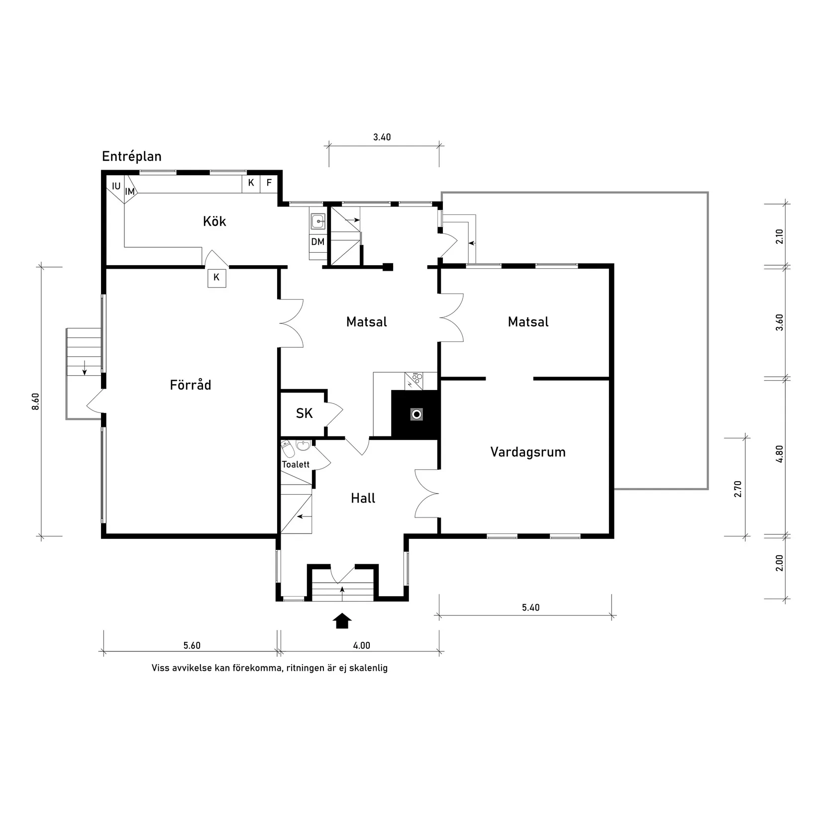 Villa, Stora Hov Mellbo 1, Bjertorp, Vara