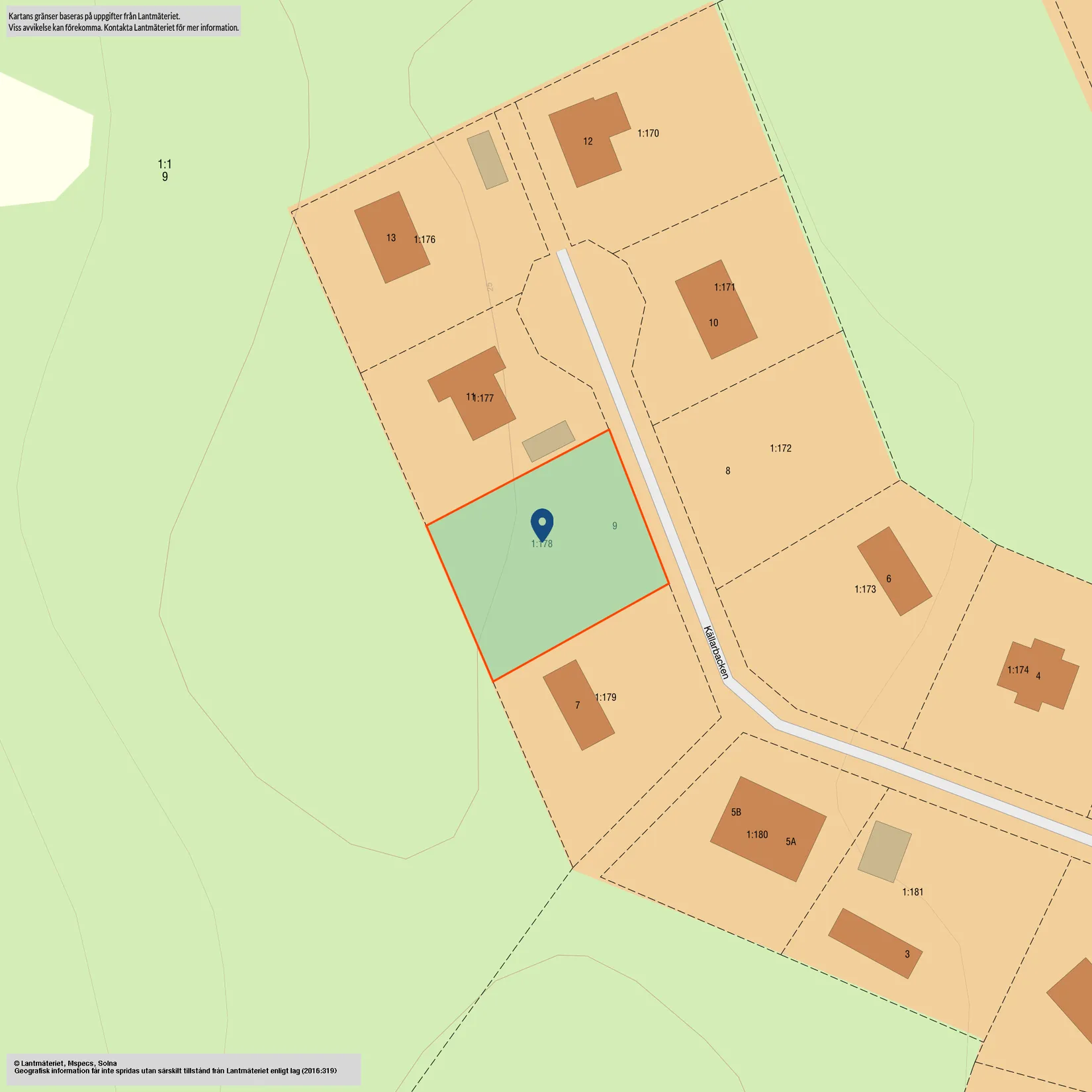 Tomt, Källarbacken 9, Stallarholmen - Sundby Strand, Strängnäs