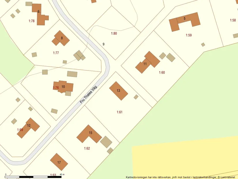 Fritidshus, Fru Thales väg 13, Gyllebo, Simrishamn