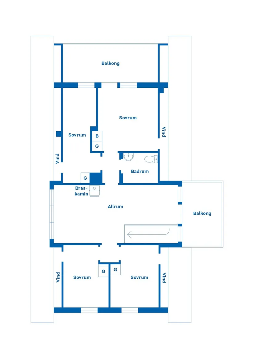 Fritidshus, Backafall, Kisa, Kinda