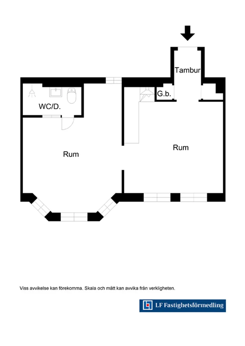 Bostadsrätt, Klostergatan 8 Lgh 1402, Triangeln, Malmö