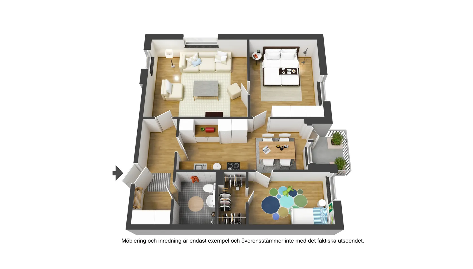 Bostadsrätt, Skogsbrynet 2, Umeå