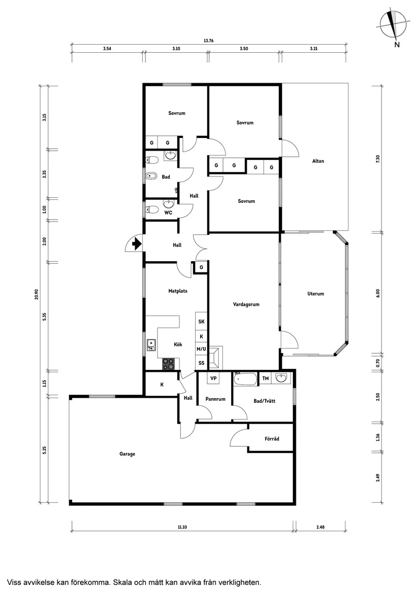 Villa, Martins Haralds backe 7, Anneberg, Kungsbacka