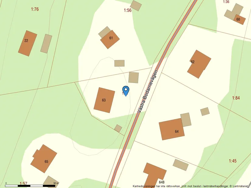 Villa, Västra Bodarnevägen 63, Västra Bodarna, Alingsås