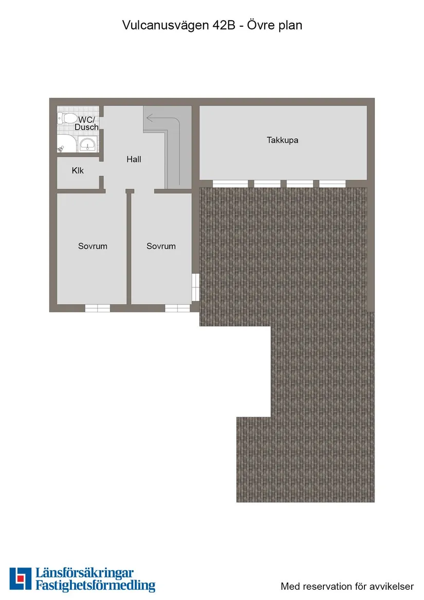 Villa, Radhus, Vulcanusvägen 42B, Bergvreten, Enköping