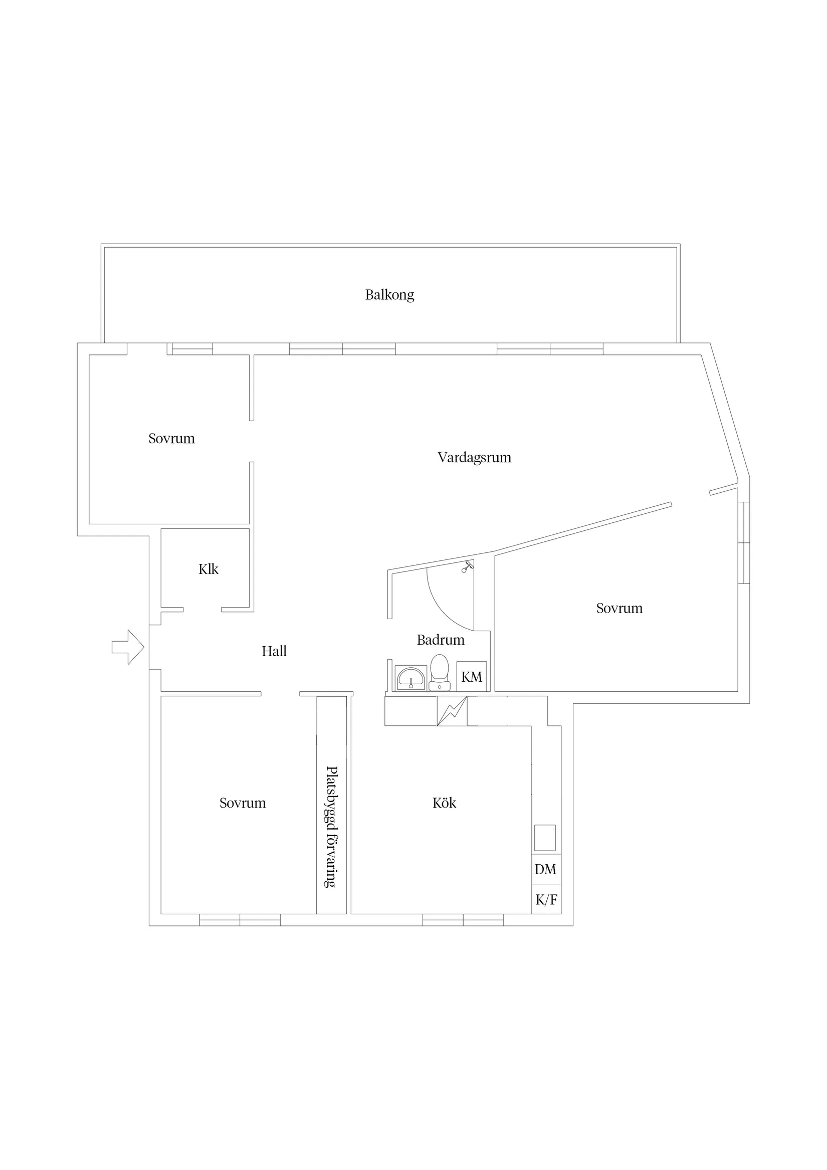 Bostadsrätt, Möllevångsgatan 30B, Triangeln, Malmö