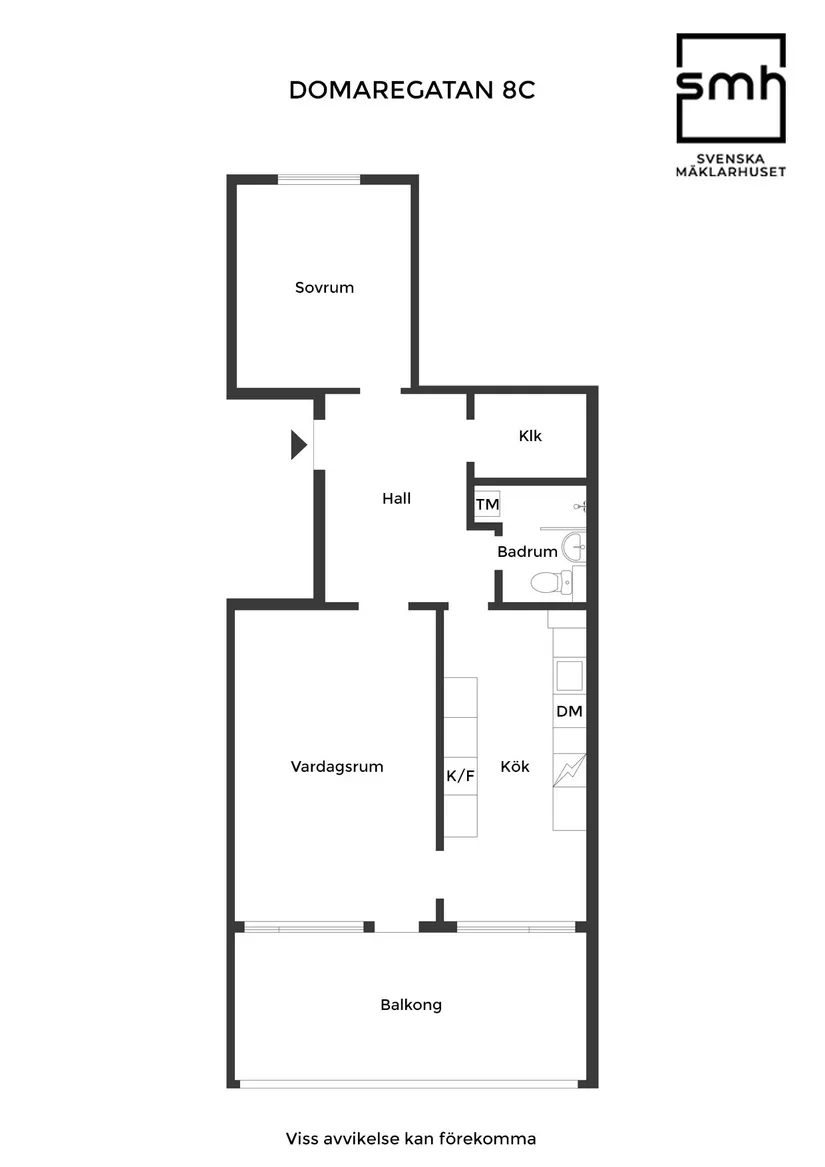 Bostadsrätt, Domaregatan 8C, Elineberg, Helsingborg