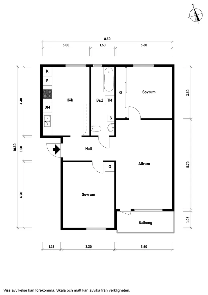 Bostadsrätt, Östra Solgatan 4A, Solslätt, Klippan