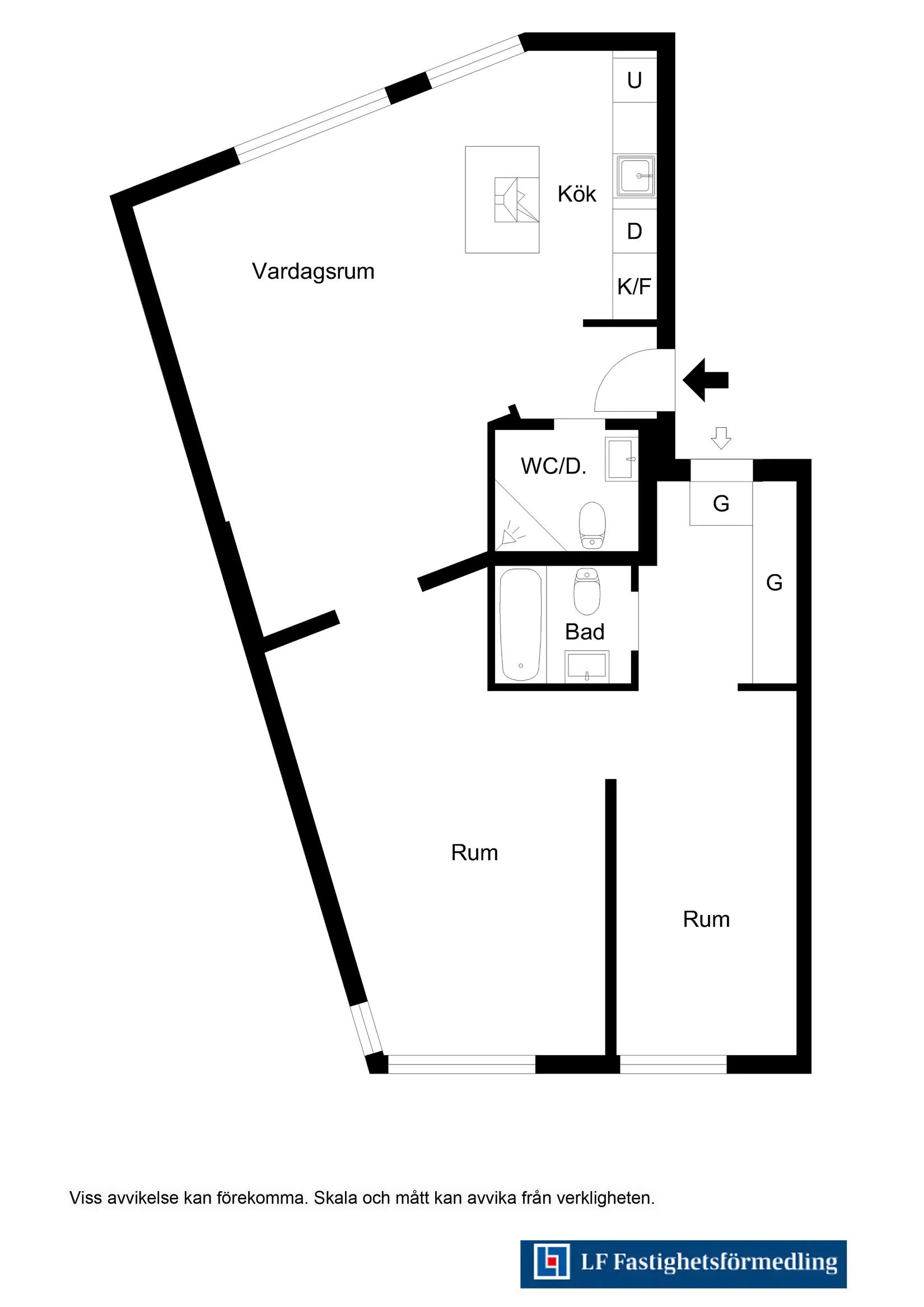 Bostadsrätt, Nikolaigatan 4 A, Triangeln, Malmö