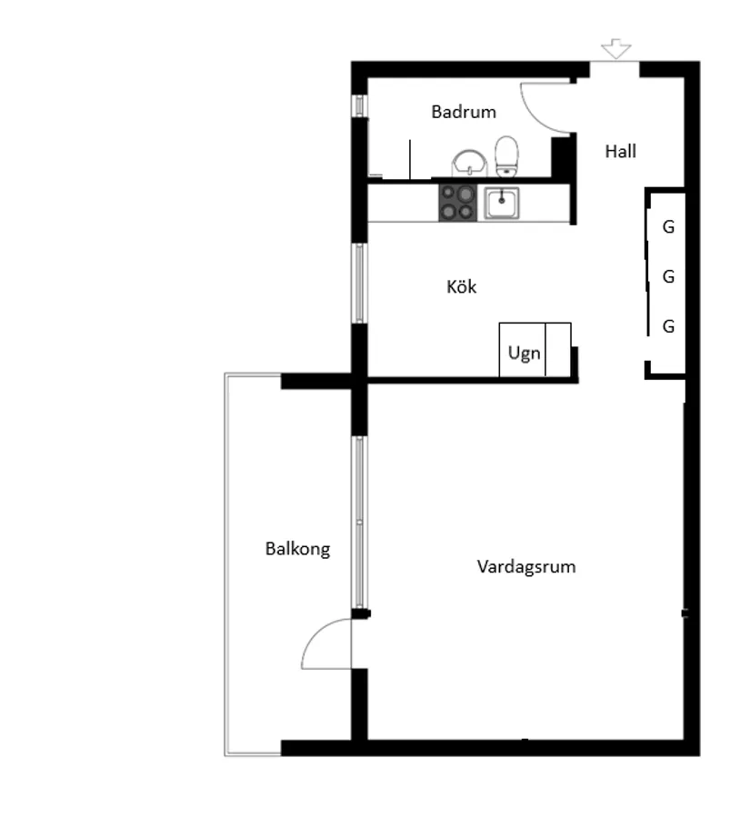Bostadsrätt, Klövervägen 14, Norsborg, Botkyrka