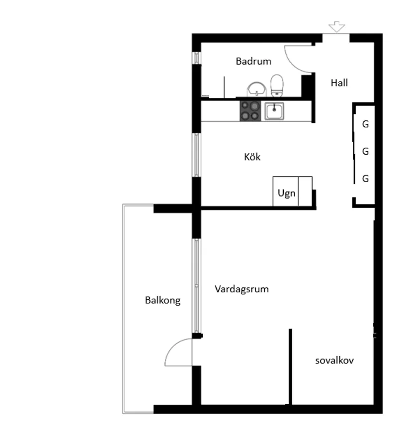 Bostadsrätt, Klövervägen 14, Norsborg, Botkyrka
