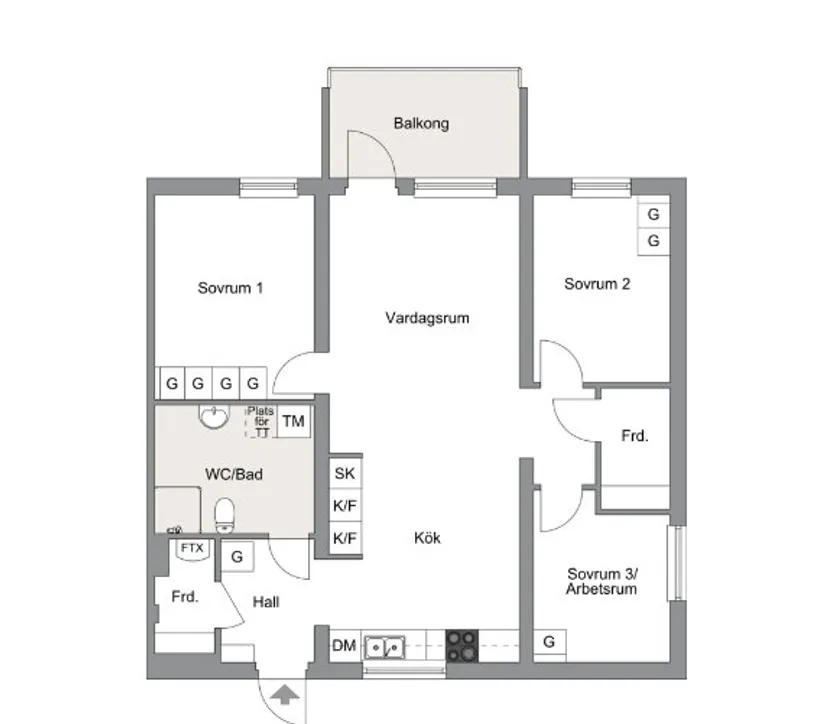 Bostadsrätt, Blåportshöjden 6B, Blå Port, Karlskrona