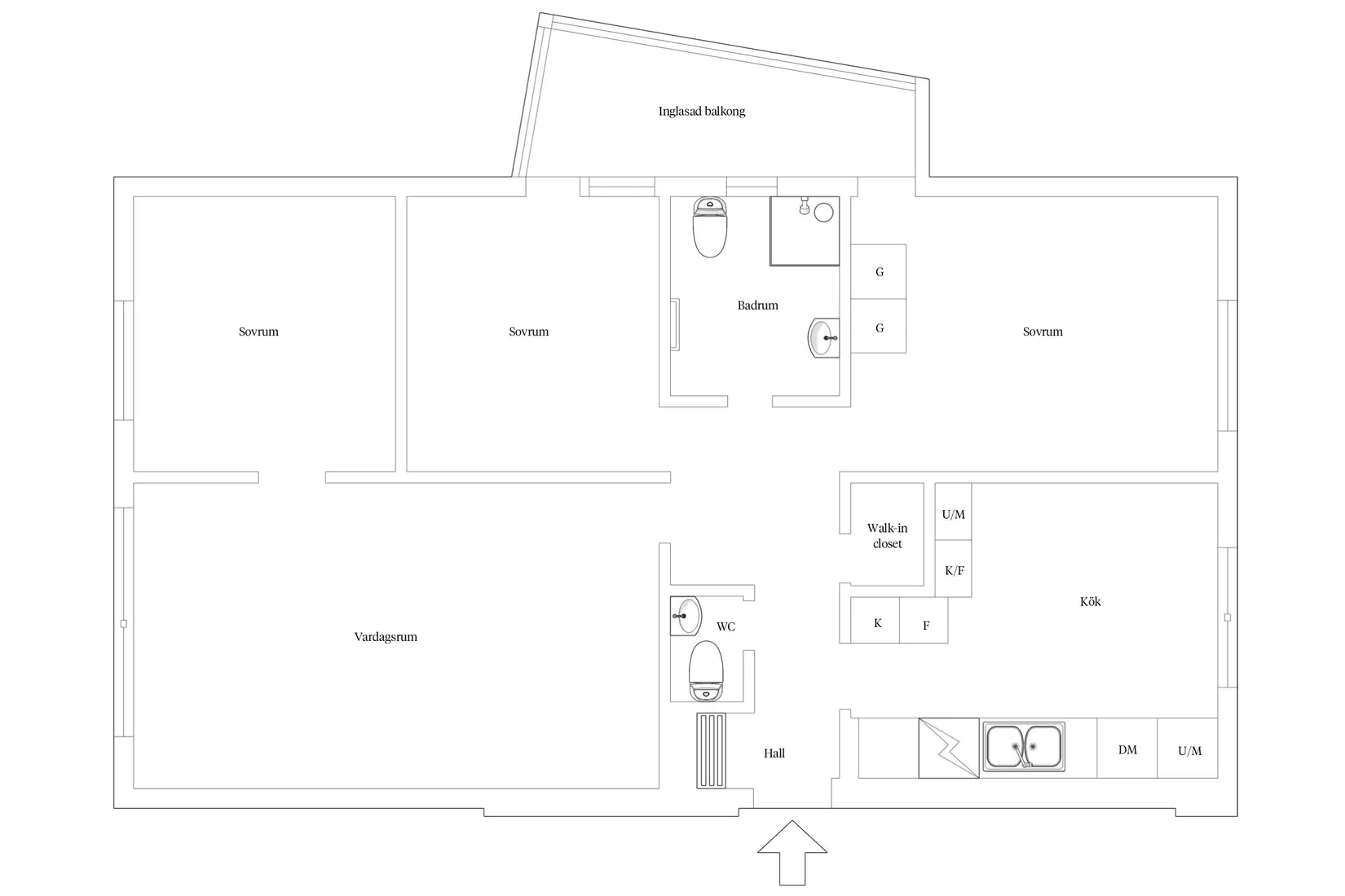 Bostadsrätt, Kulladalsgatan 22A, Kulladal, Malmö