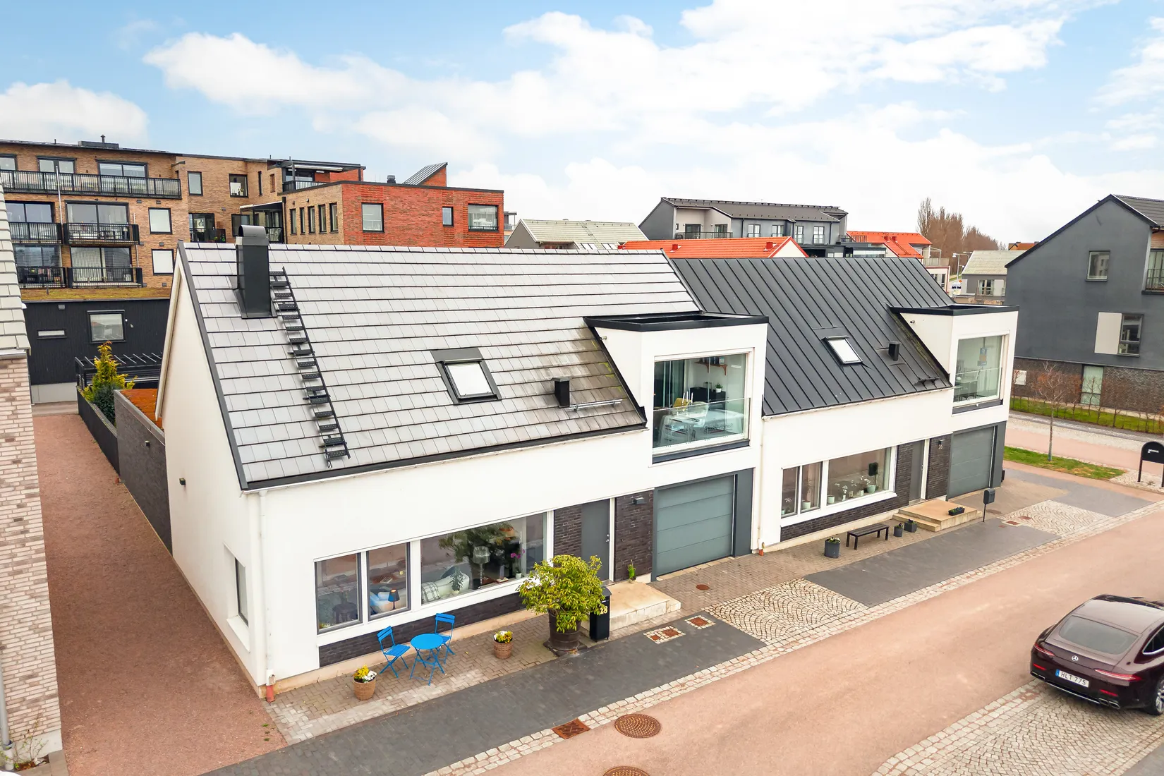 Villa, Radhus, Strandridaregatan 28, Borstahusen, Landskrona