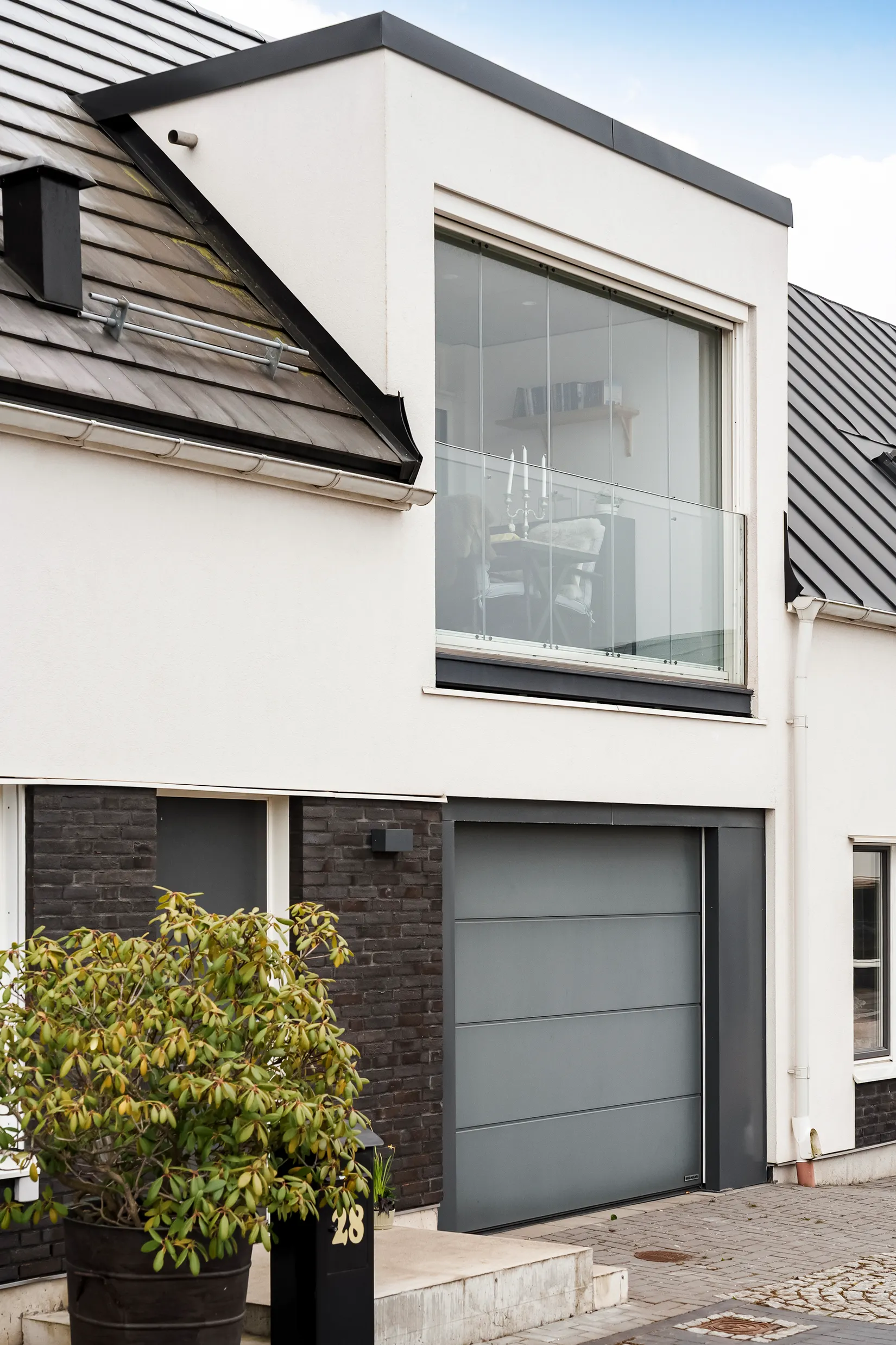 Villa, Radhus, Strandridaregatan 28, Borstahusen, Landskrona