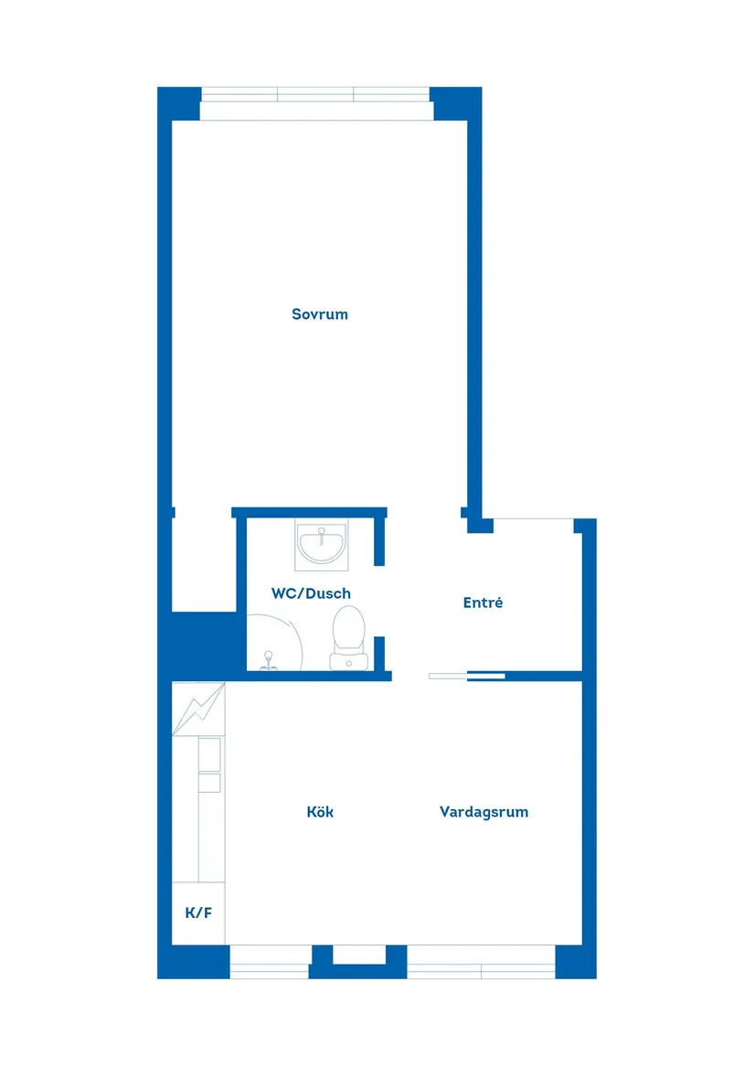 Bostadsrätt, Vasavägen 44H, Vasastaden, Linköping