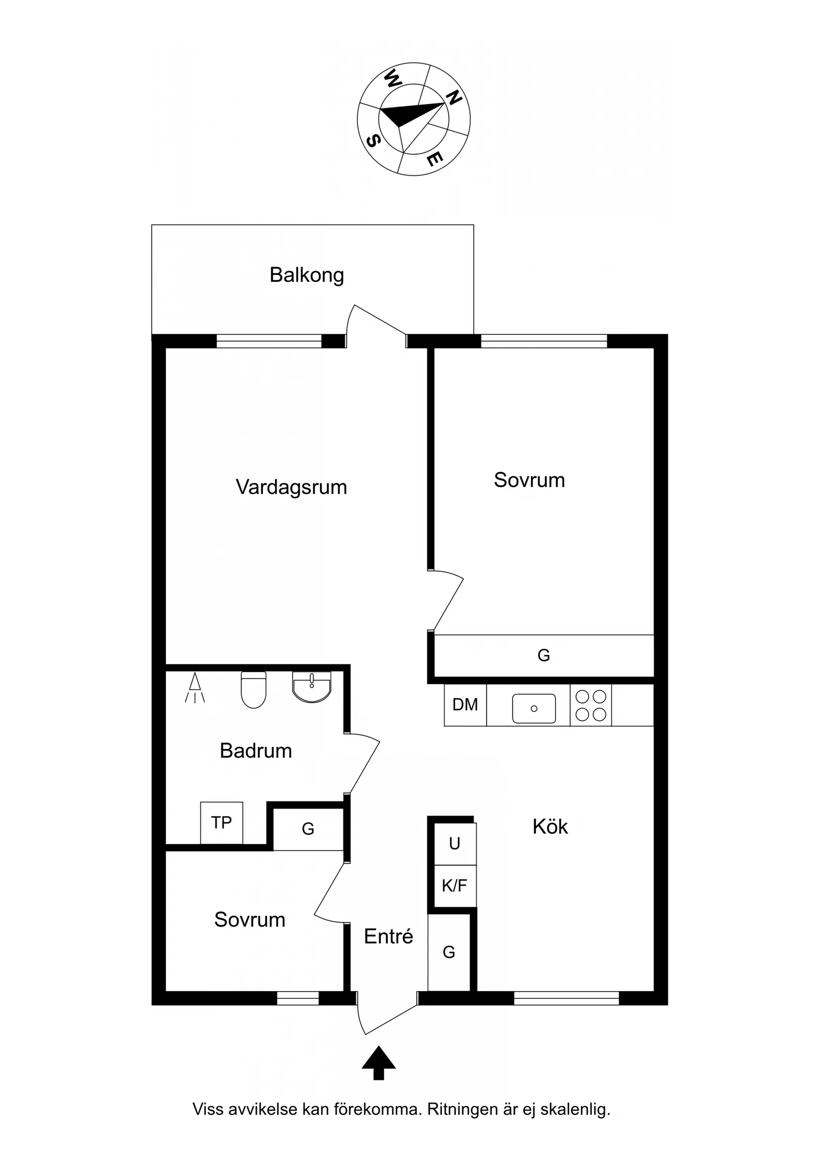 Bostadsrätt, Hultavägen 1G, Bua, Varberg