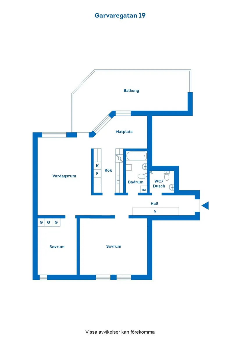 Bostadsrätt, Garvaregatan 19, Centralt, Norrköping
