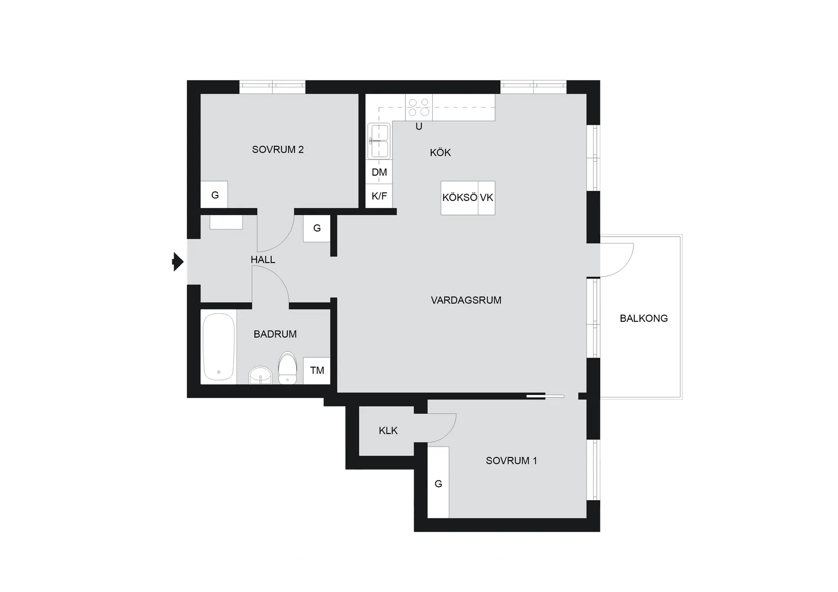 Bostadsrätt, Blekholmsterrassen 5, våning 8, Norrmalm - Kungsholmen - City, Stockholm