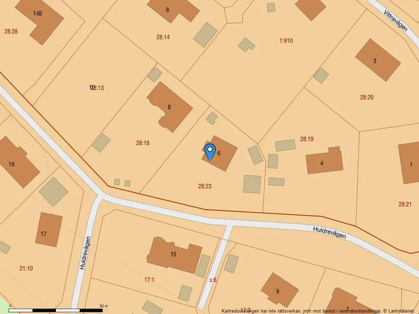 Villa, Huldrevägen 6, Rensättra, Nacka