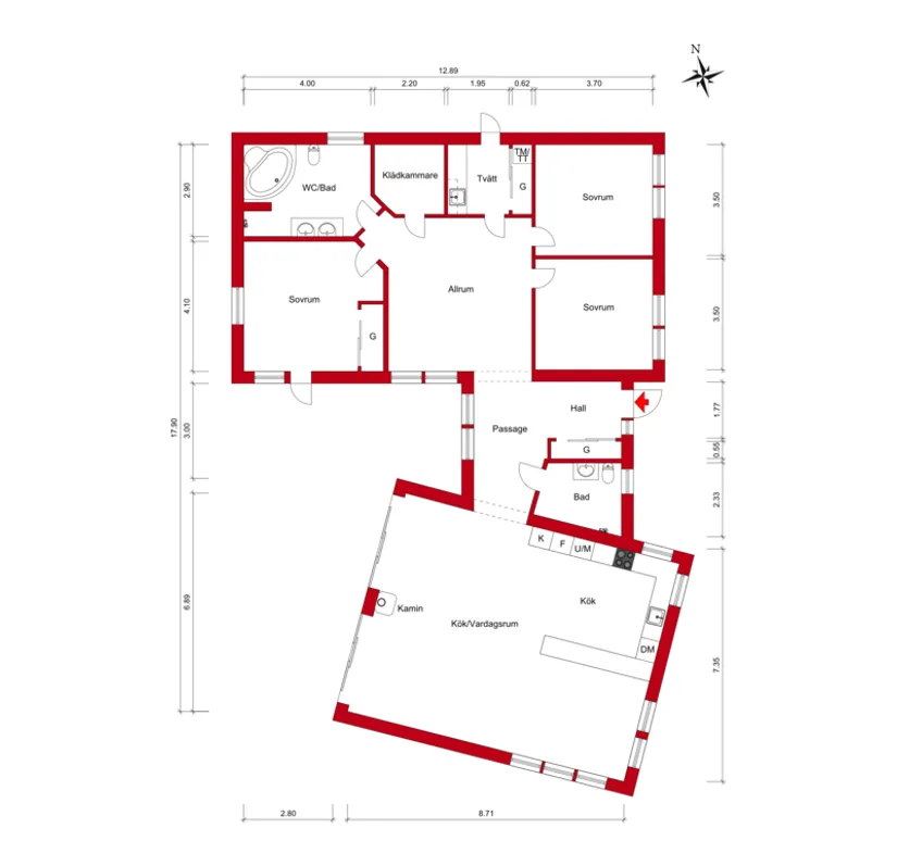 Villa, Bleckslagaregatan 11, Kvidinge, Åstorp