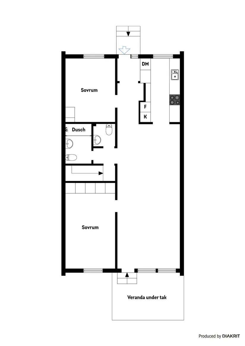 Villa, Radhus, Hägervägen 63, Rosenkälla, Nyköping