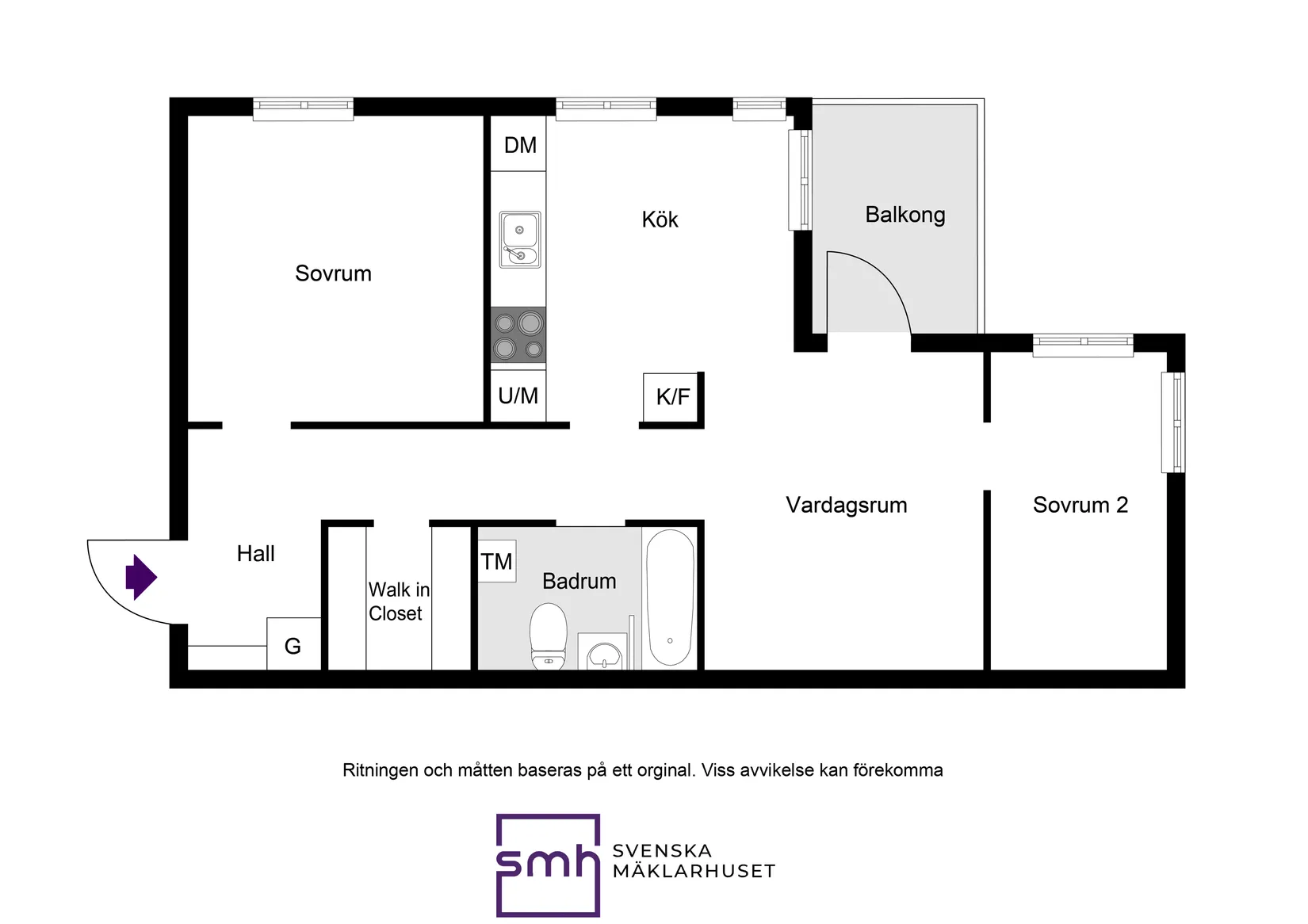 Bostadsrätt, Nipfjällsvägen 12, Bromma / Traneberg, Stockholm