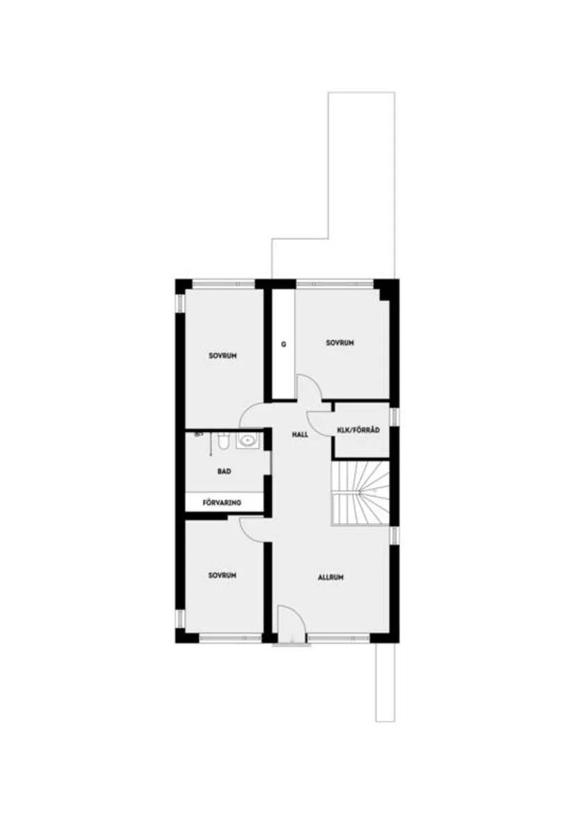 Villa, Radhus, Torpängsbacken 50, Gribbylund, Täby