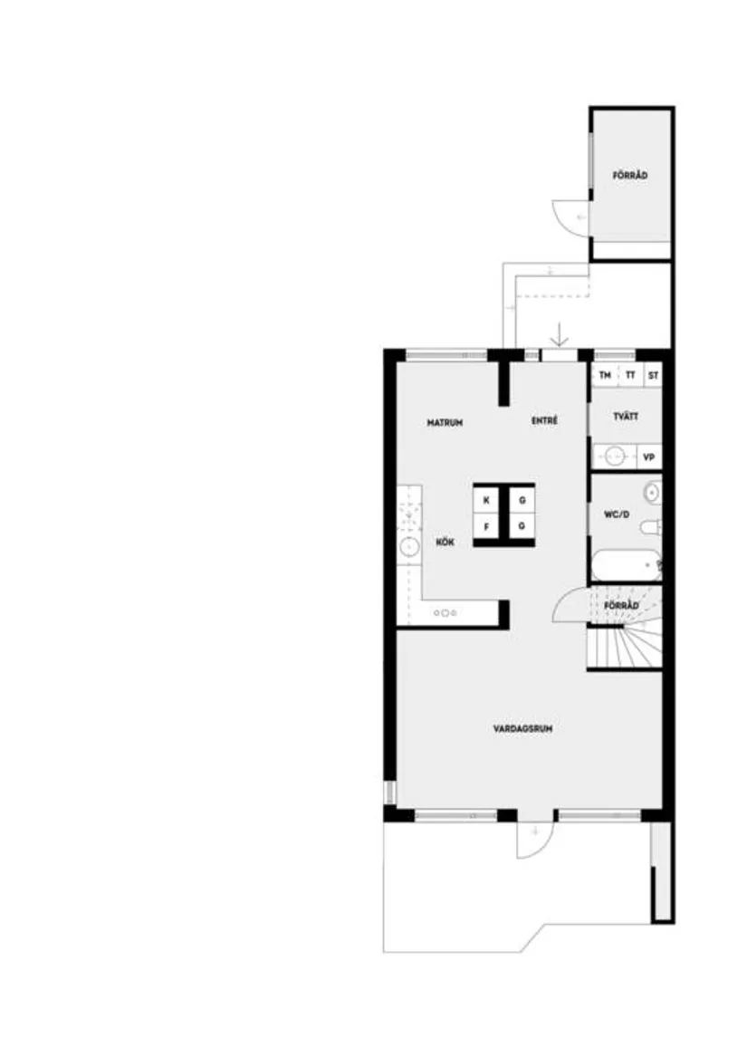 Villa, Radhus, Torpängsbacken 50, Gribbylund, Täby