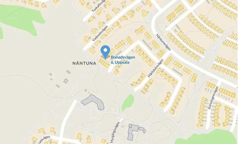 Villa, Radhus, Bonadsvägen 6, Nåntuna, Uppsala