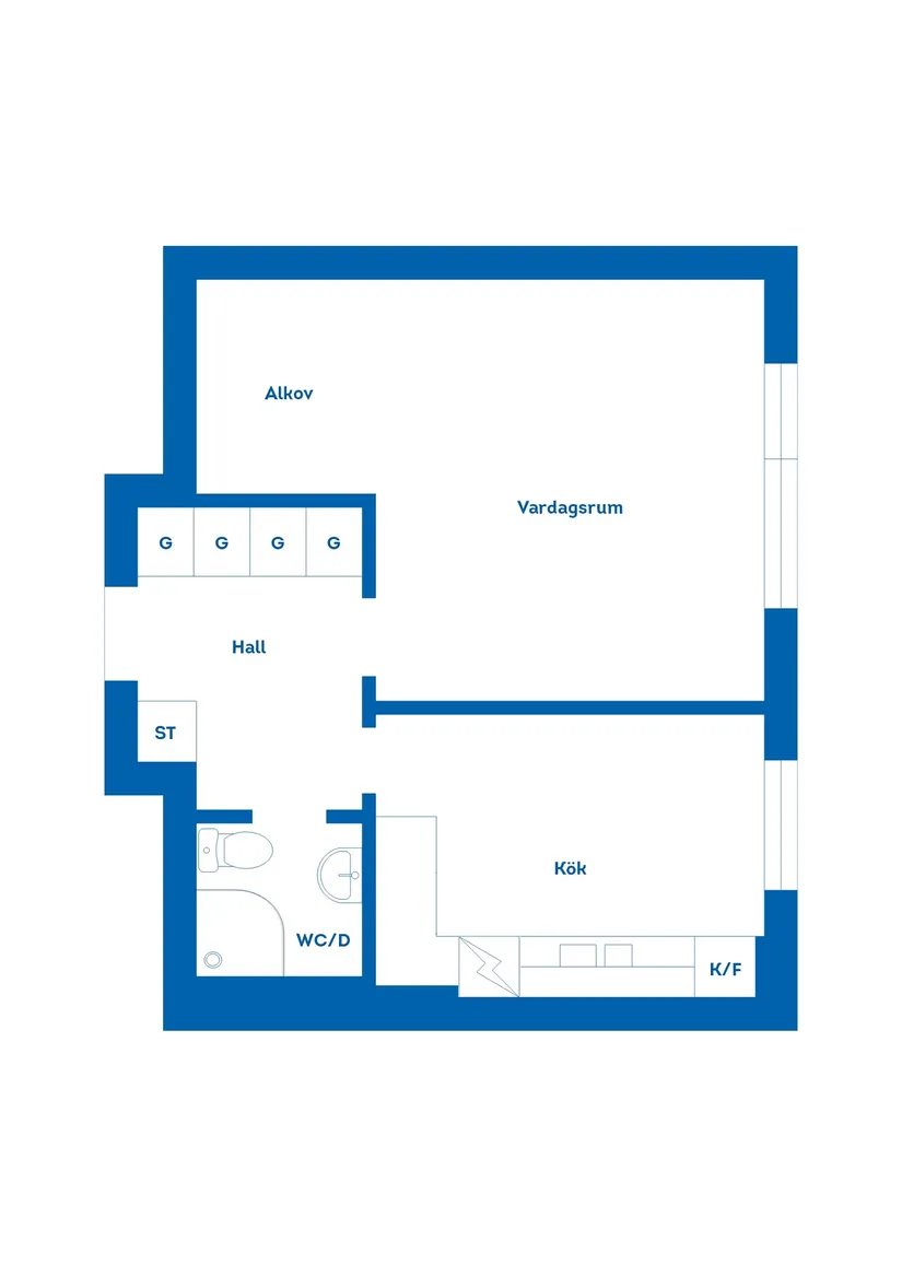 Bostadsrätt, Tredje tvärgatan 26B, Brynäs, Gävle
