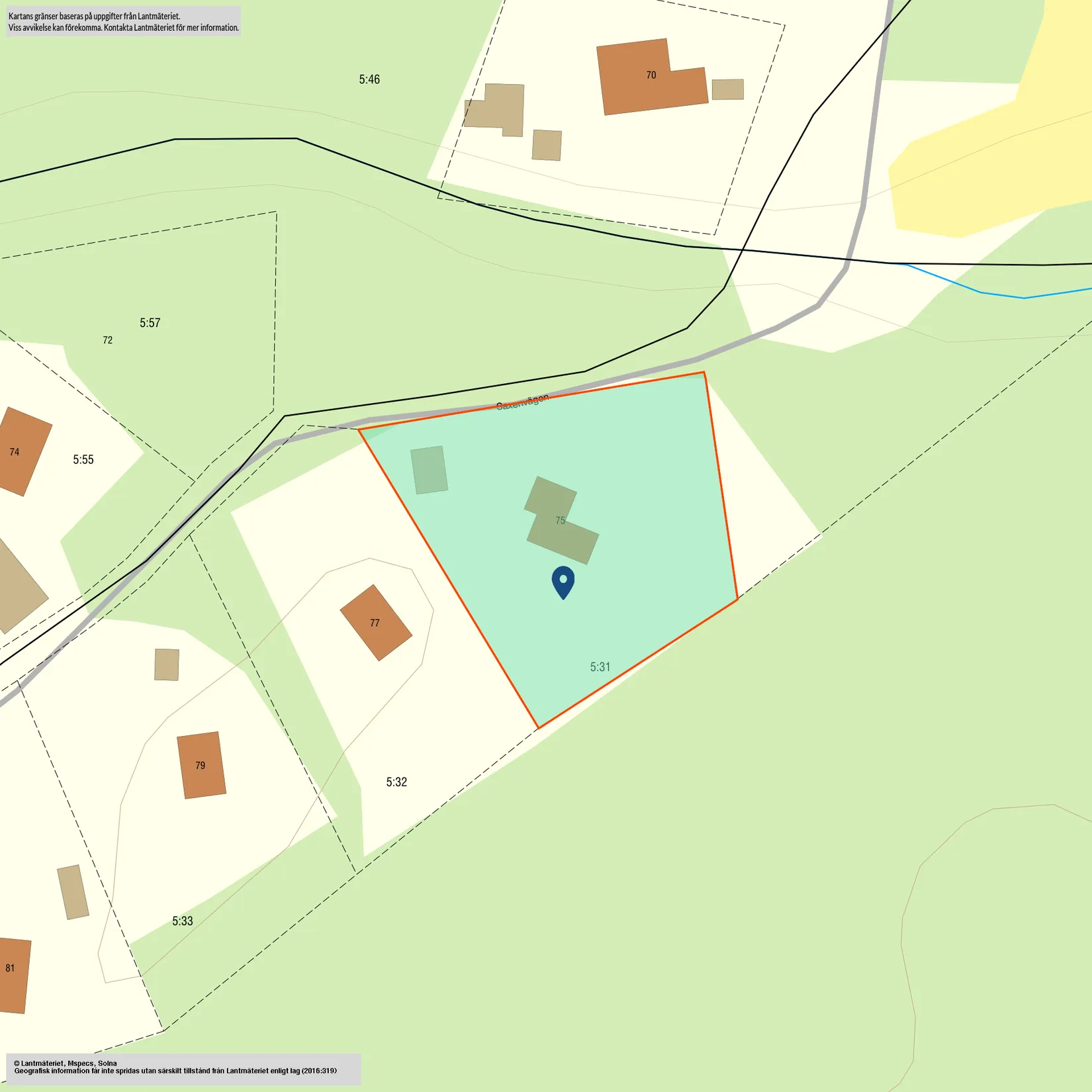 Villa, Saxenvägen 75, Sättra By, Norrtälje