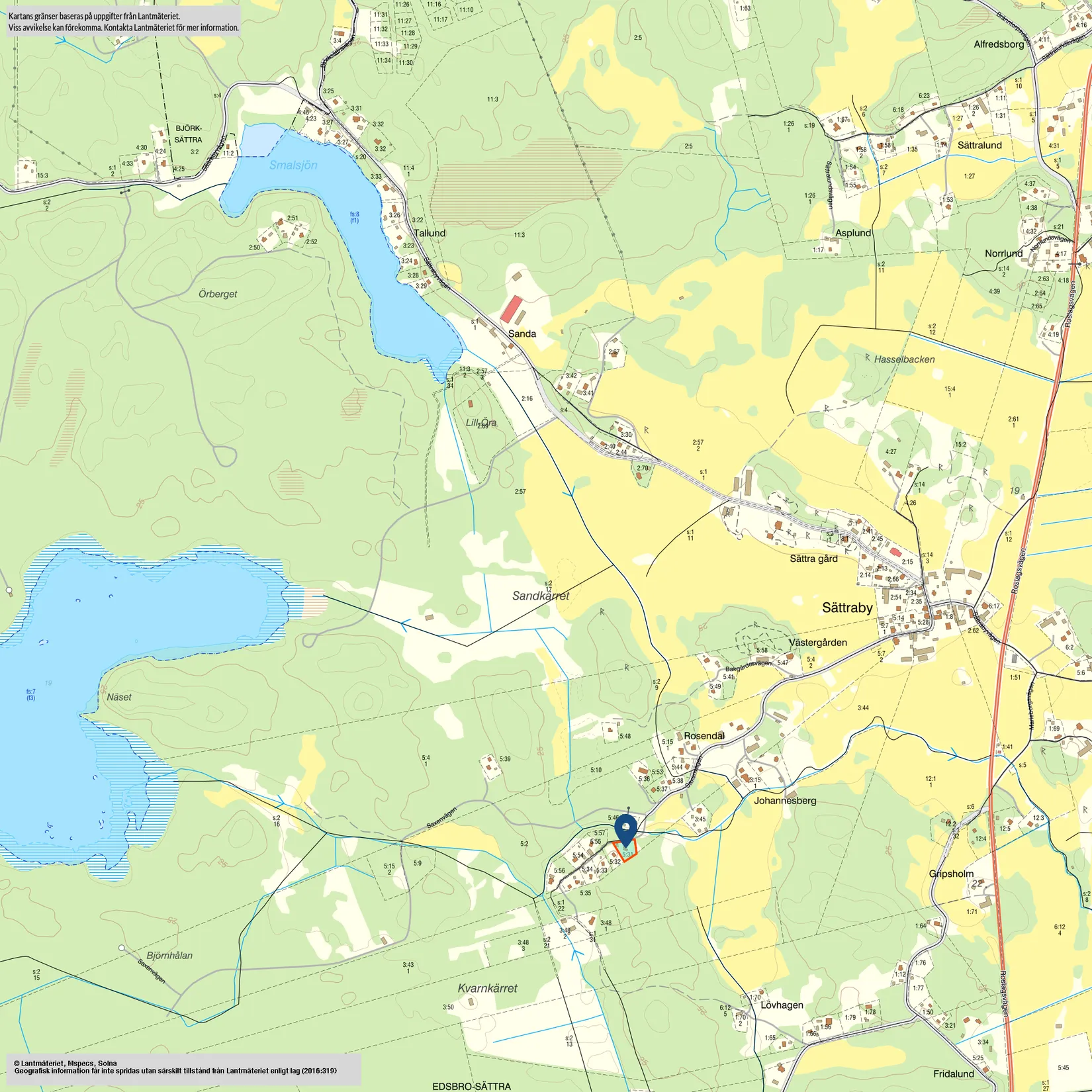 Villa, Saxenvägen 75, Sättra By, Norrtälje