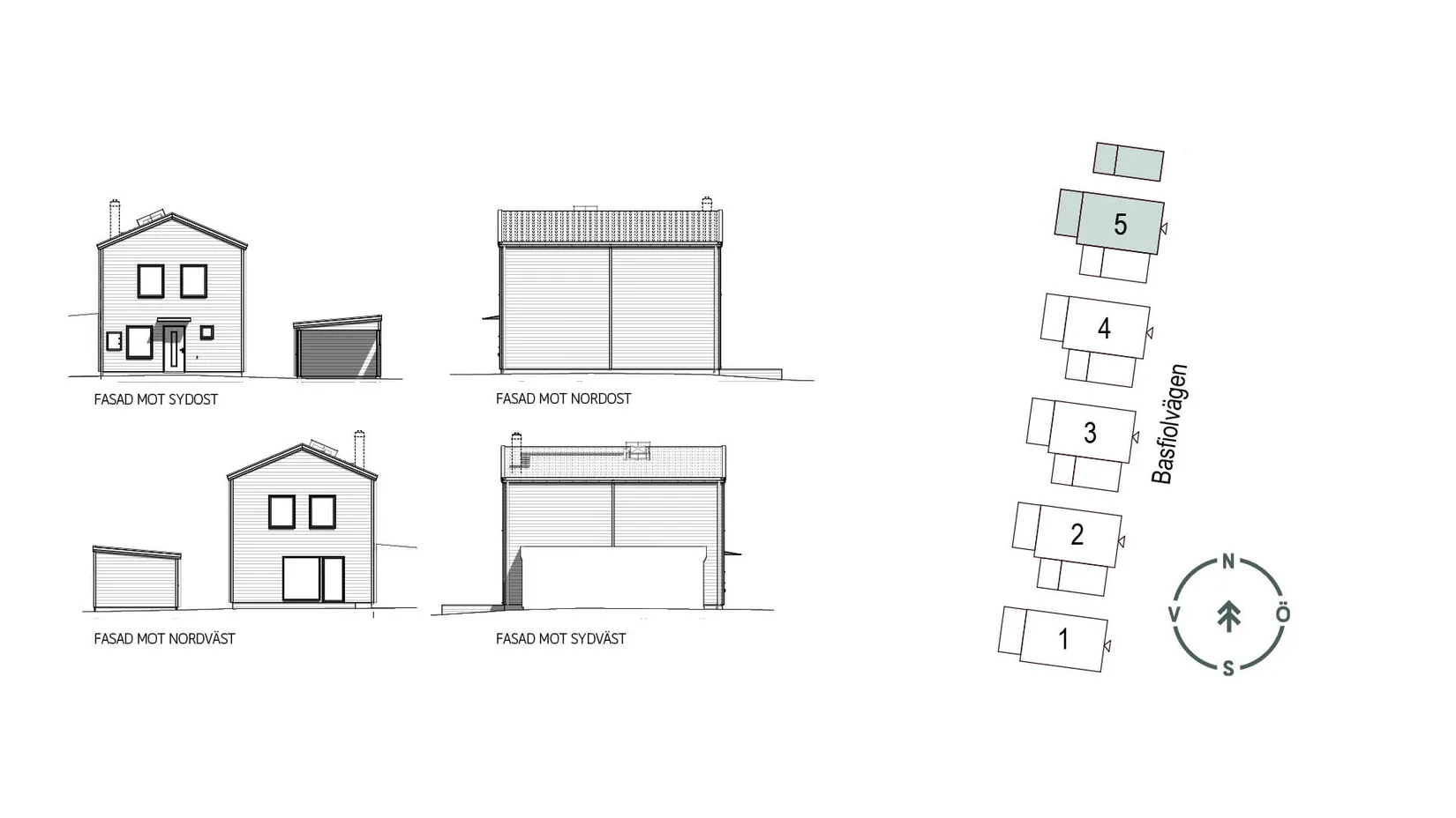 Villa, Basfiolvägen 34 Hus 5, Dals Ängar , Falkenberg