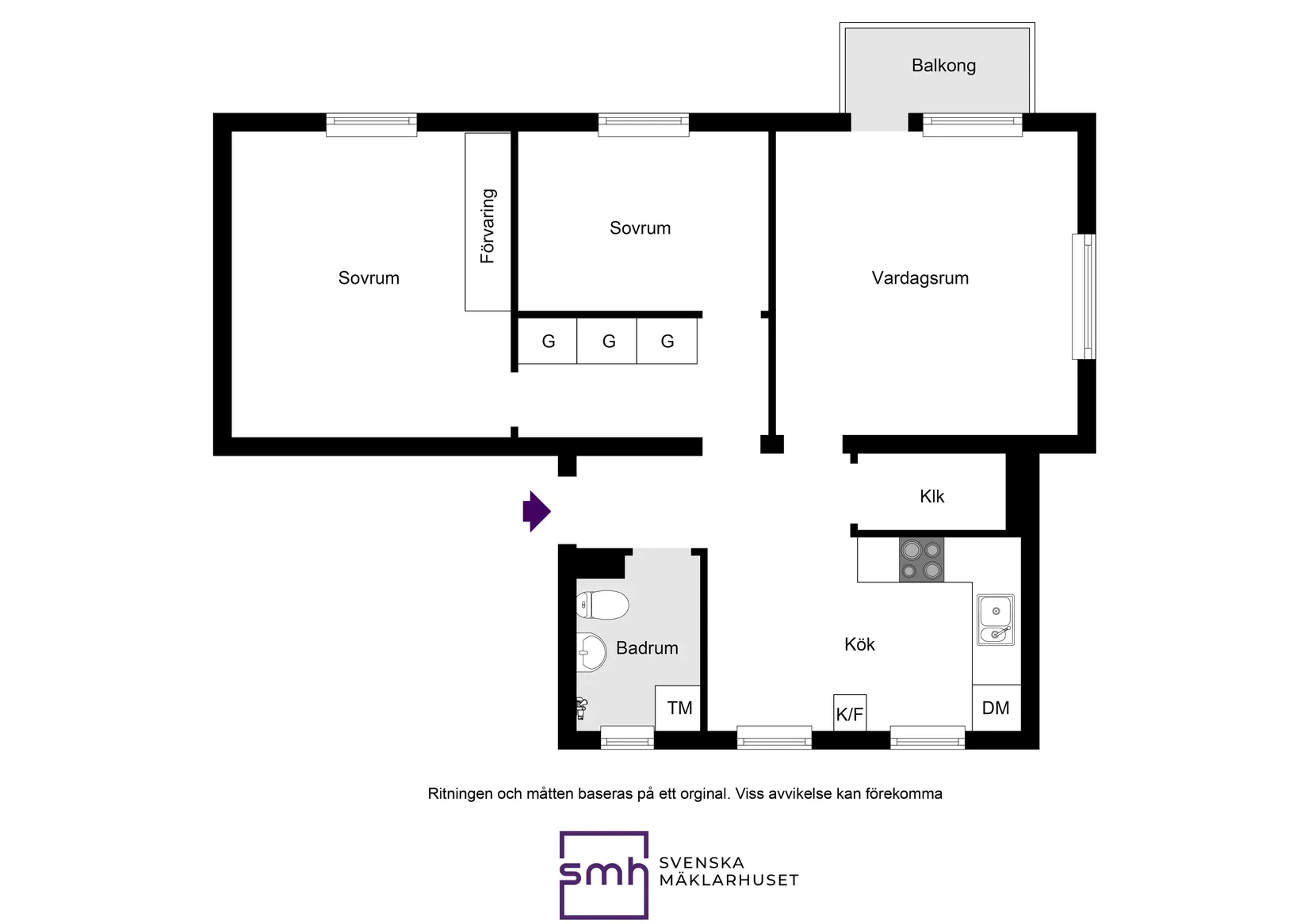 Bostadsrätt, Dukvägen 59, Bromma / Riksby, Stockholm