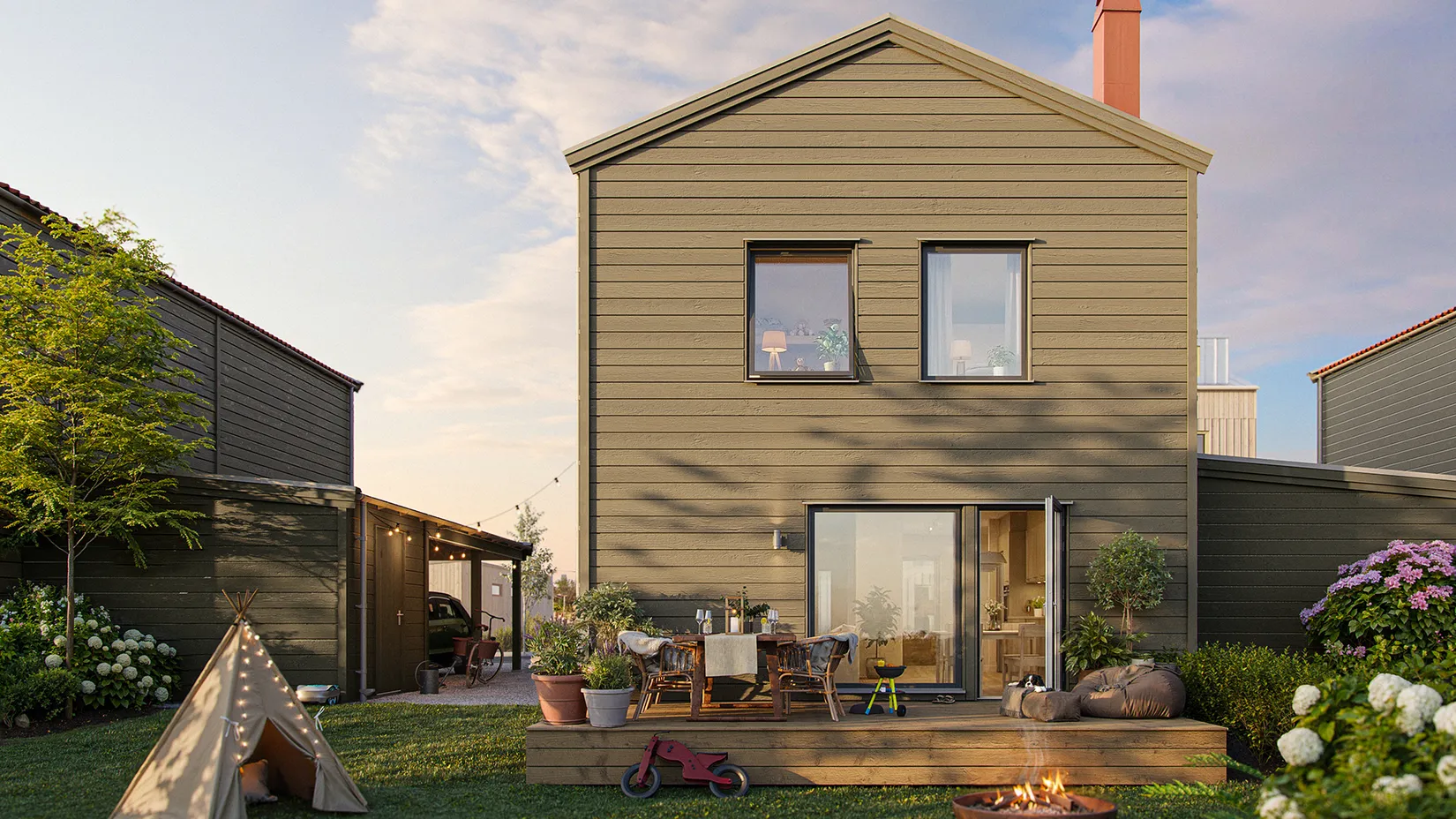 Villa, Basfiolvägen 38 Hus 3, Dals Ängar , Falkenberg