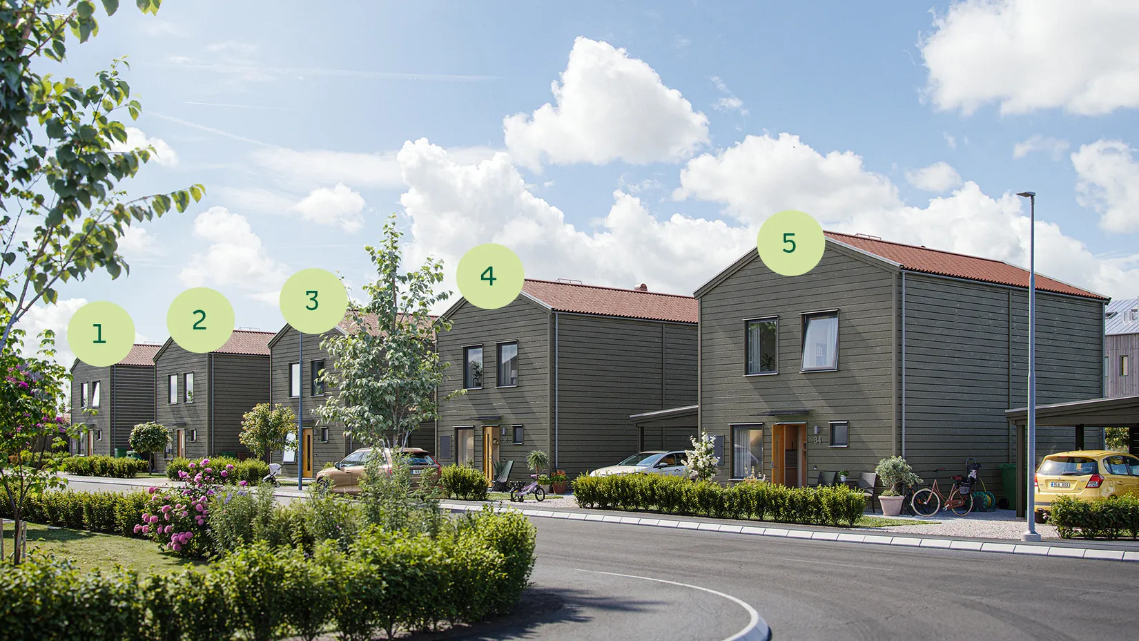 Villa, Basfiolvägen 38 Hus 3, Dals Ängar , Falkenberg