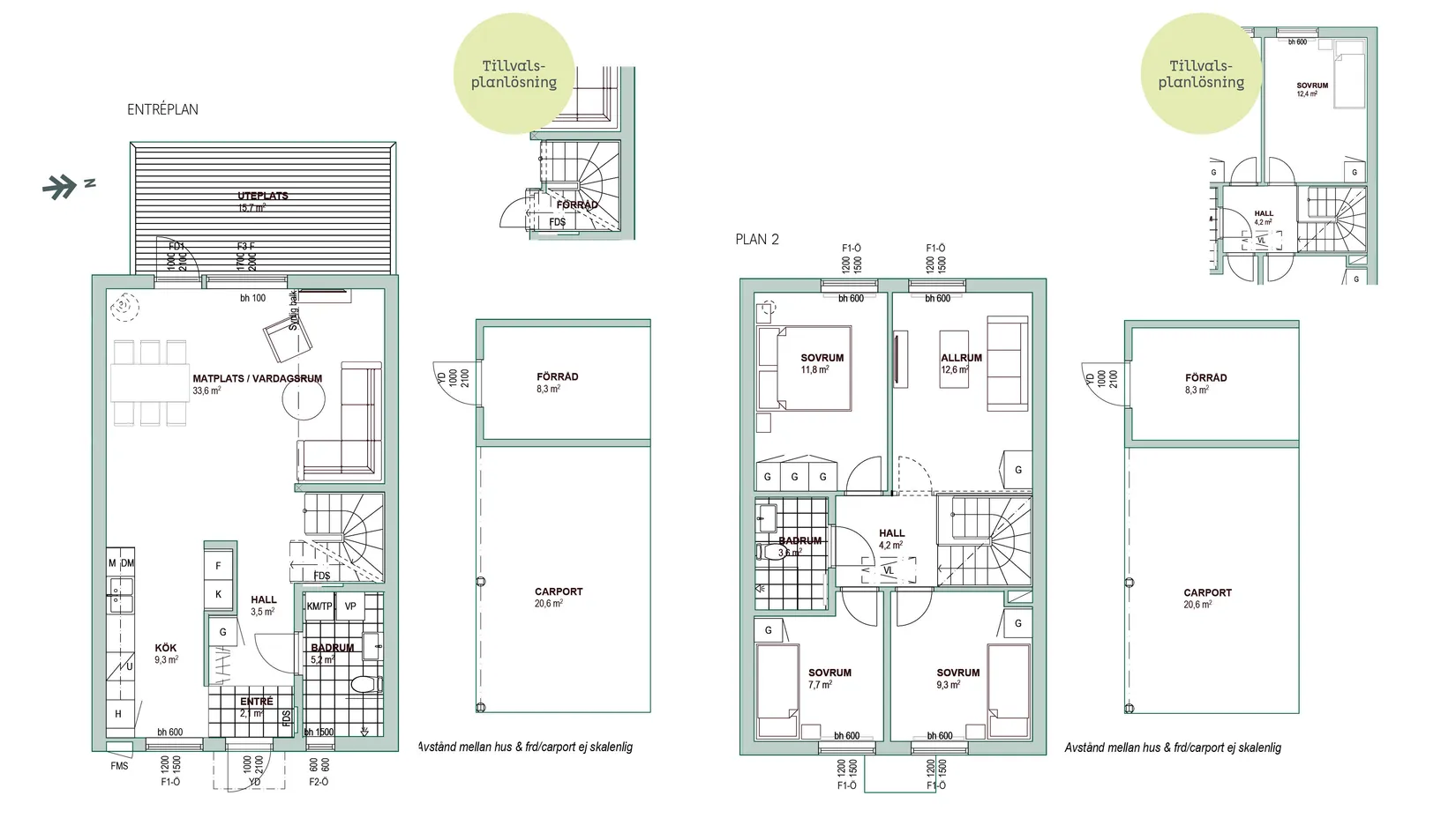 Villa, Basfiolvägen 38 Hus 3, Dals Ängar , Falkenberg