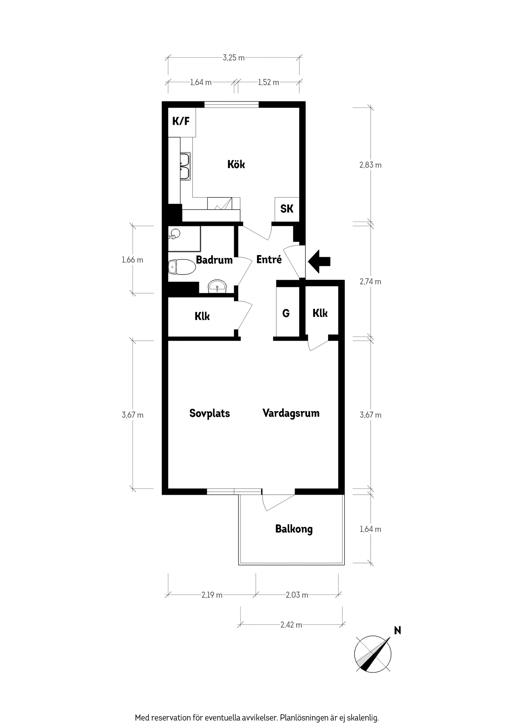 Bostadsrätt, Femkampsgatan 3A, Lunden, Göteborg