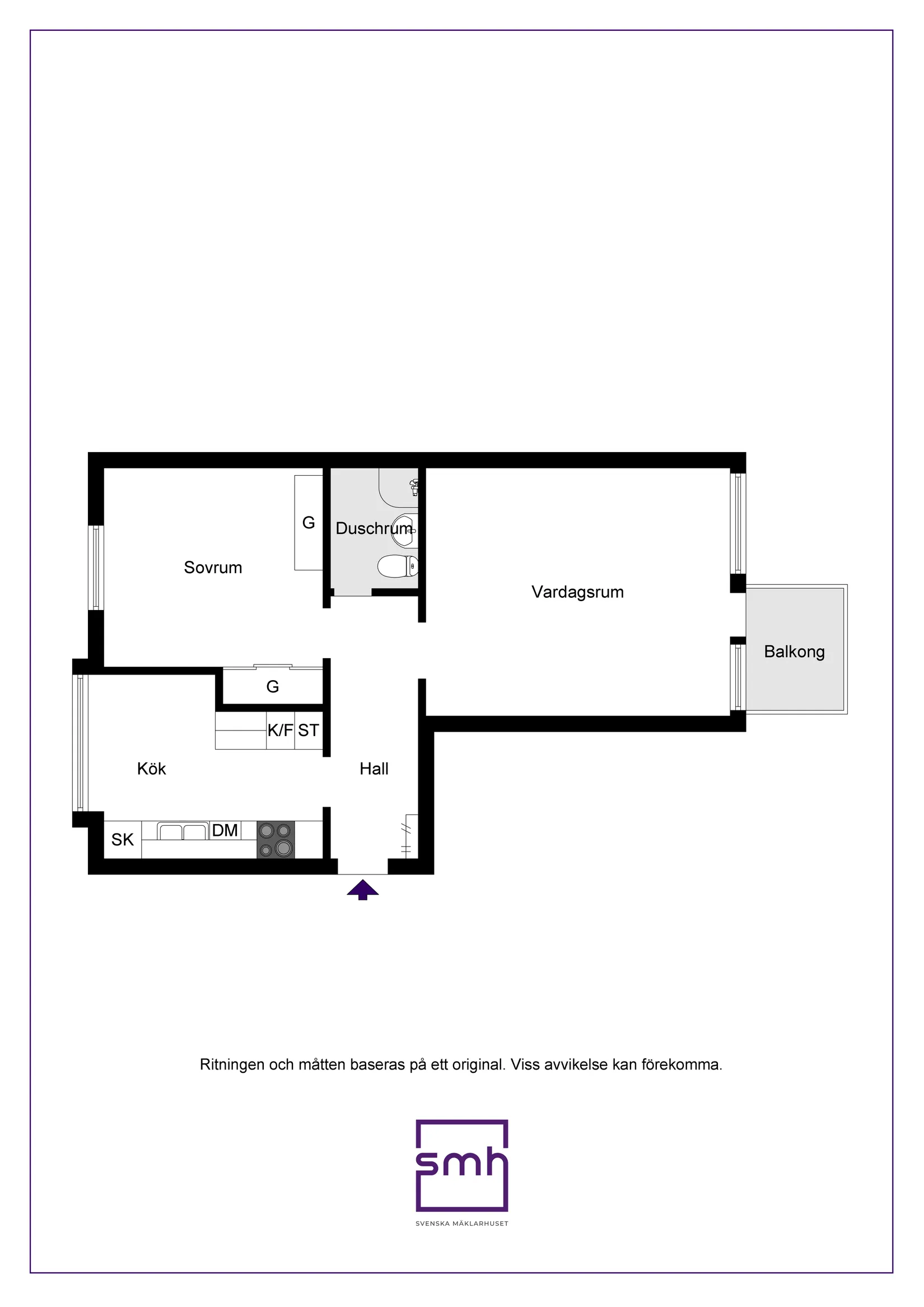 Bostadsrätt, Hagavägen 20A, Haga, Sundsvall