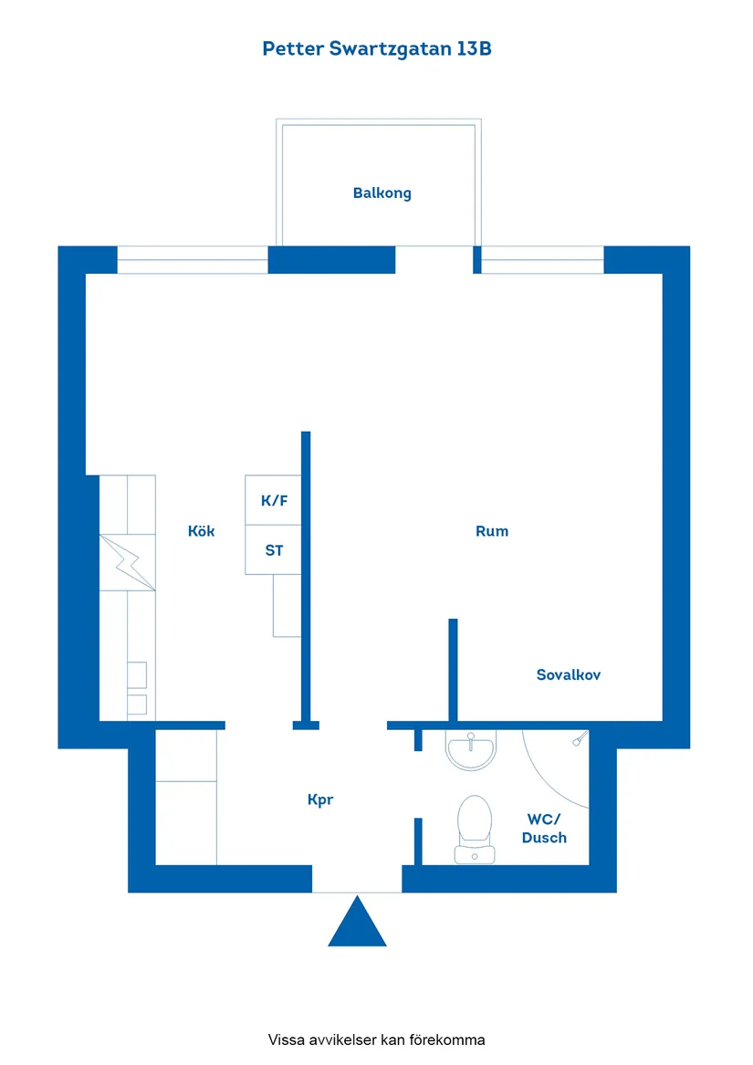 Bostadsrätt, Petter Swartzgatan 13B, Söder, Norrköping