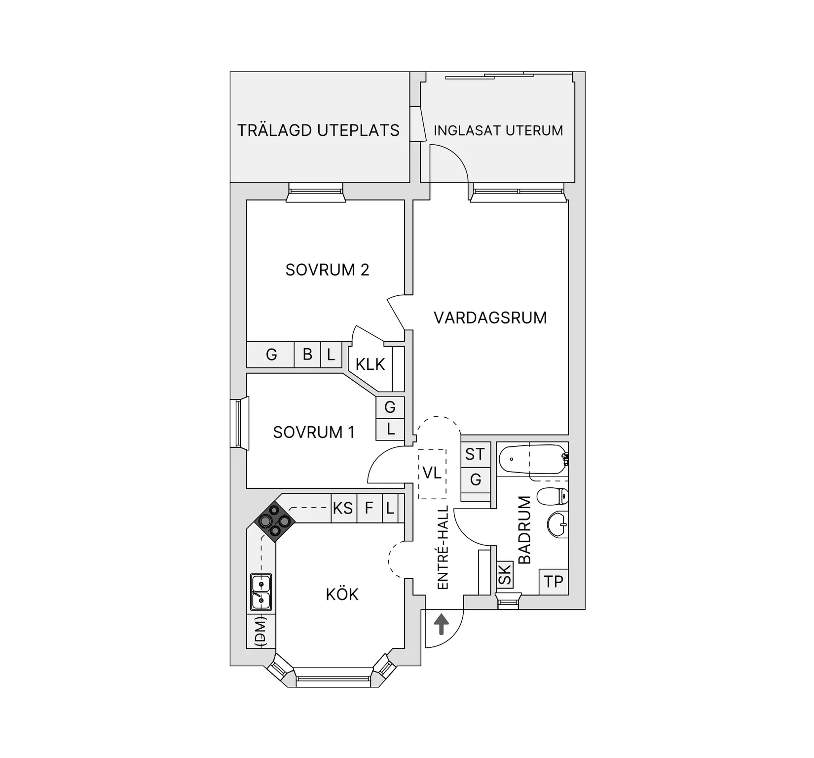 Bostadsrätt, Reduttvägen 12 A, Gribbylund, Täby
