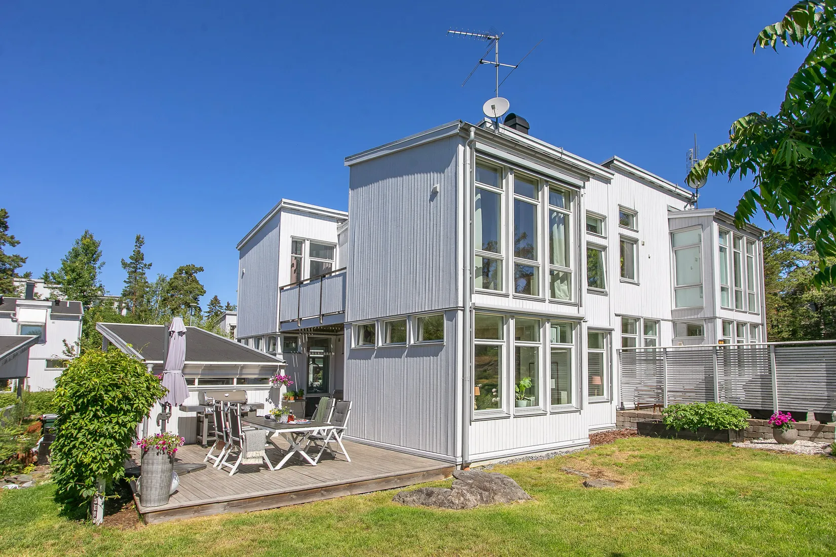 Radhus, Diabasvägen 3, Norra Lännersta, Nacka