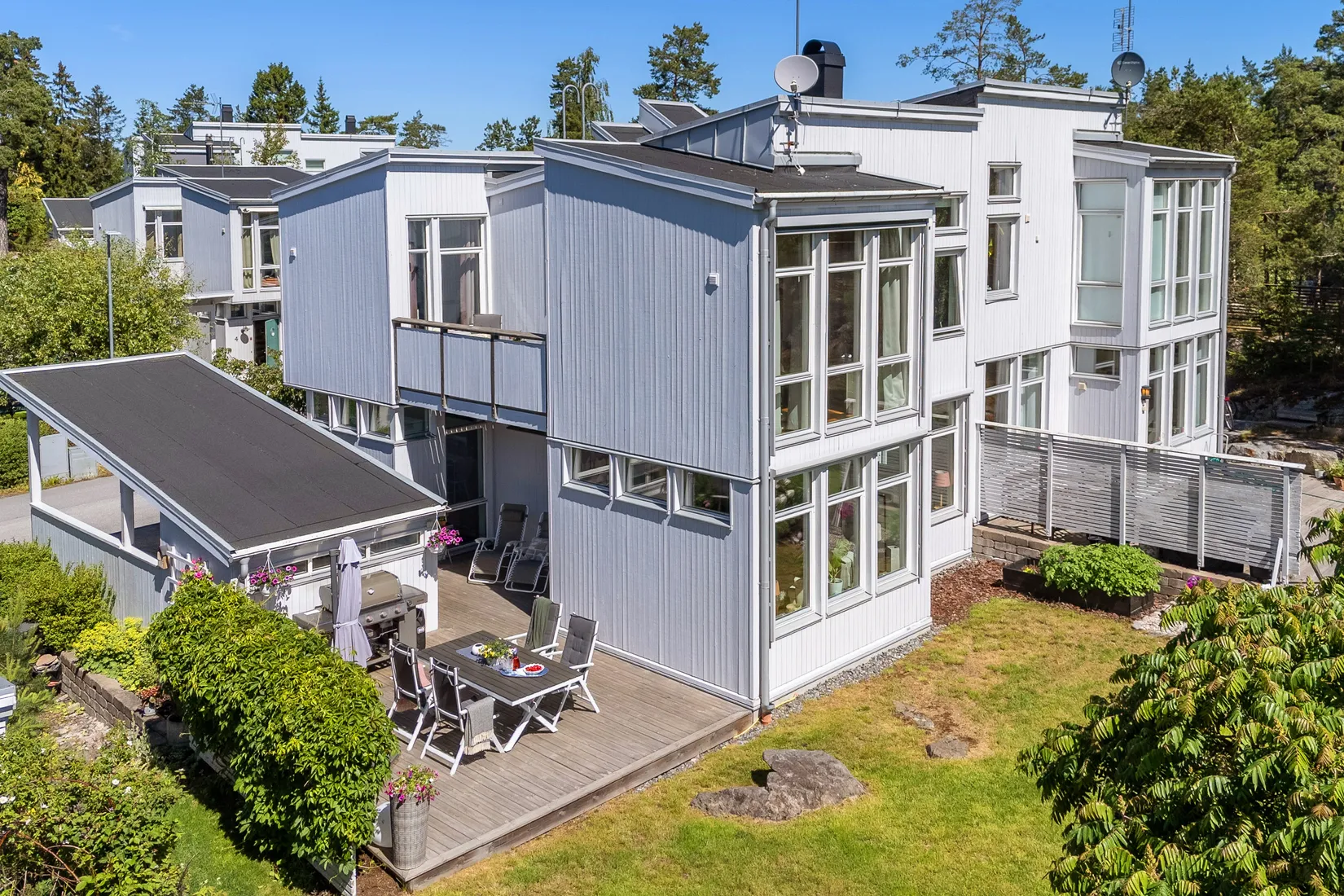 Radhus, Diabasvägen 3, Norra Lännersta, Nacka