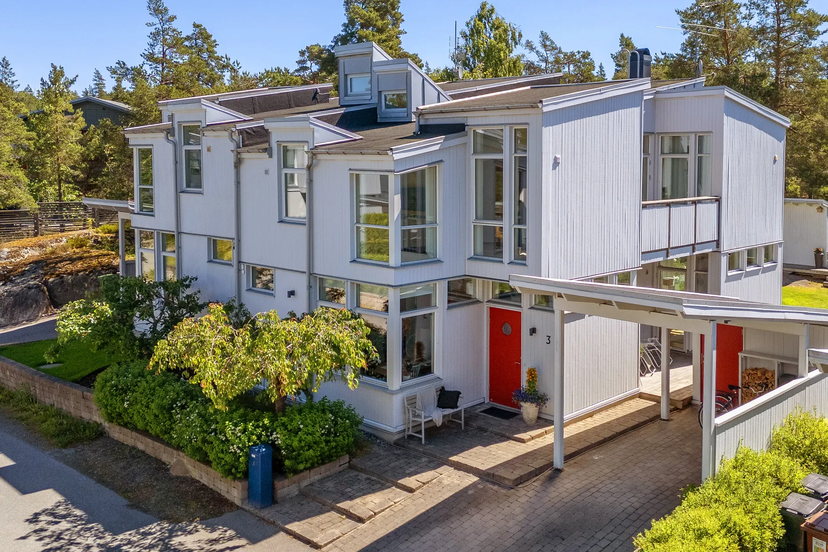 Radhus, Diabasvägen 3, Norra Lännersta, Nacka