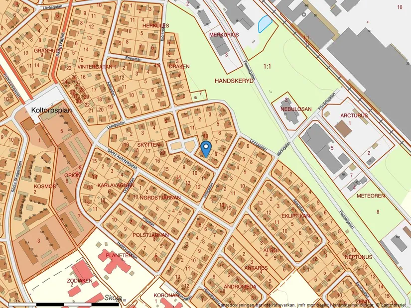 Villa, Björkgatan 23, Handskeryd, Nässjö